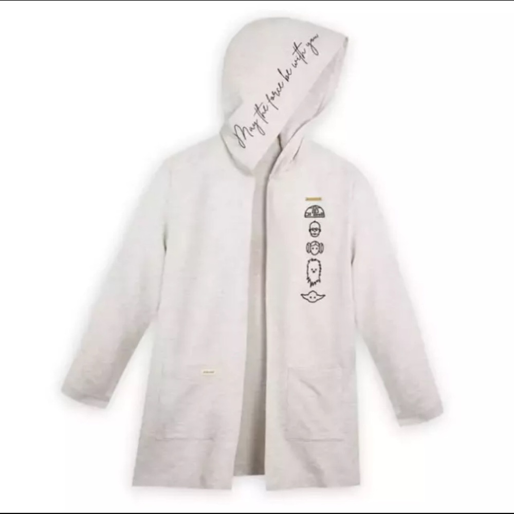 New SOLD OUT Women’s Disney Parks Star Wars Embroidered Hooded Cardigan SIZE 2X